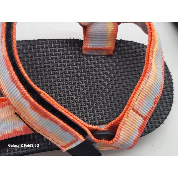 Teva Original Womens‎ Universal Tie Dye Pink Comfort Sandals 1124231 Size 7 - Picture 9 of 9